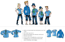 Scoutingkleding ontwerp A