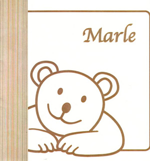 Geboortekaartje Marle